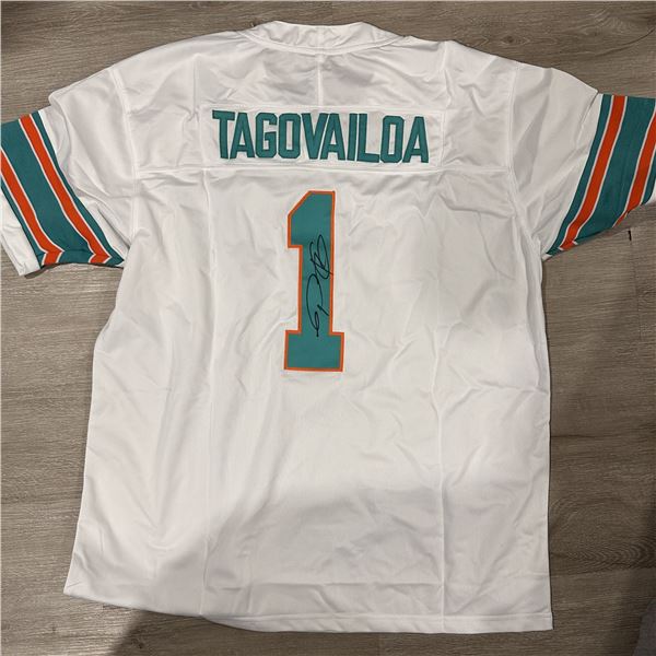 Tua Tagovailoa Autographed Jersey