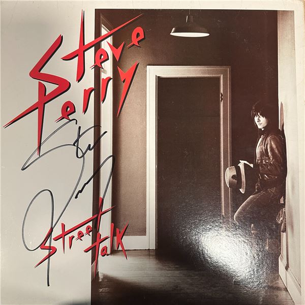 Steve Perry Autographed Album