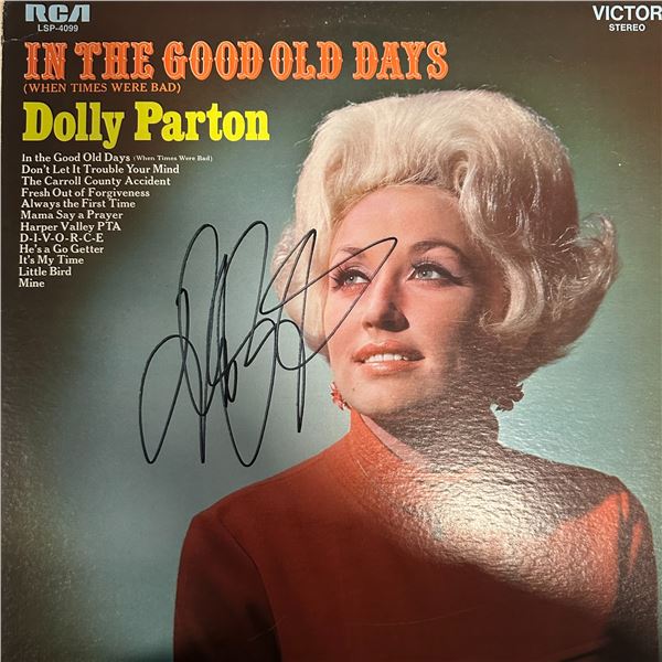Dolly Parton AUTOGRAPHED Album