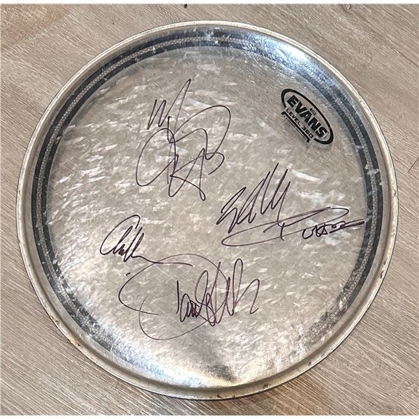 Van Halen Autographed Drumhead