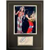 Image 1 : EDDIE VAN HALEN DAVID LEE ROTH Autographed Display