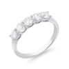 Image 2 : 14KT White Gold 1.10ctw Diamond Ring