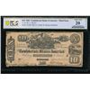 Image 1 : 1861 $10 T-29 Confederate PCGS 20