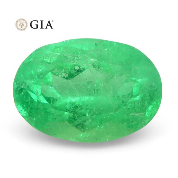 Pretty 1.11 Ct GIA Certified Natural Emerald
