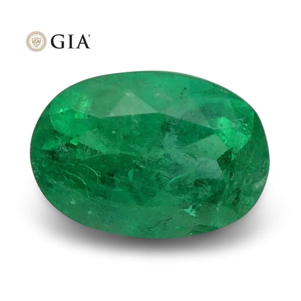 Pretty 1.45 Ct GIA Certified Natural Emerald