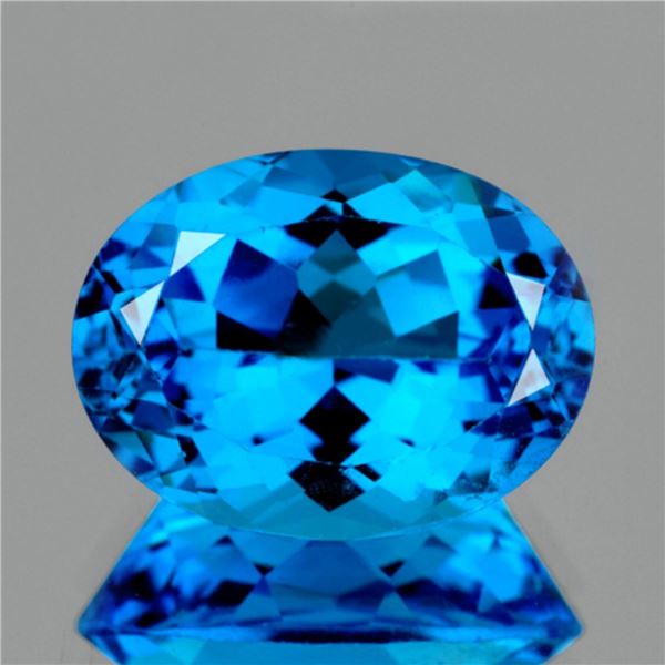 Natural Swiss Blue Topaz {Flawless-VVS}