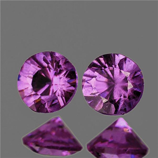 Natural Rare  Purple Mahange Spinel Pair [Flawless-VVS]