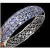 Image 2 : Natural Purple Blue Tanzanite Bangle