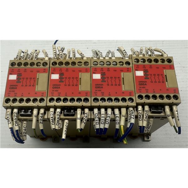 (4) Omron #G9SA-301-P Safety Relay Units