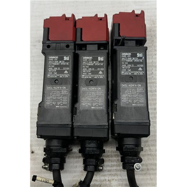 (3) Omron #D4SL-N2HFA-DN Safety Door Switches