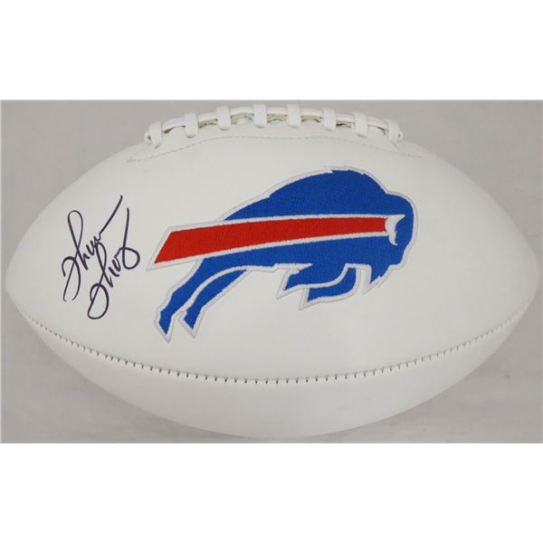 THERMAN THOMAS SIGNED BUFFALO BILLS FOOTBALL (BECKETT COA)