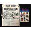 Image 1 : VINTAGE STAR WARS STICKER SET AND DAGOHBAH ACTION PLAYSET INSTRUCTIONS