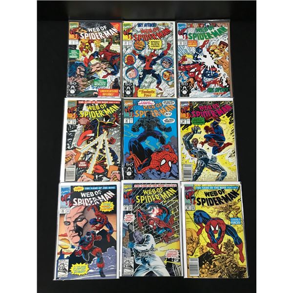 LOT OF 9 SPIDERMAN COMICS (MARVEL COMICS)