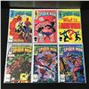 Image 1 : LOT OF 6 PETER PARKER SPECTACULAR SPIDERMAN COMICS (MARVEL COMICS)