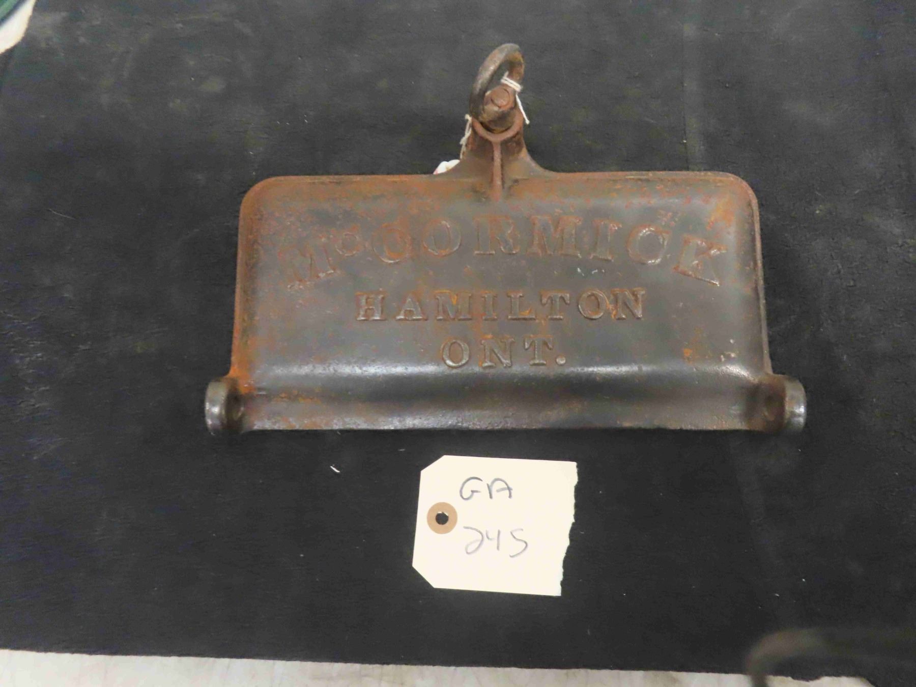 McCormick Implement Tool Box Lid 5 1/2'' x 11''
