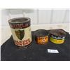 Image 1 : 3 Coffee Cans : Shield 5lbs, Sanka 1lbs, Crock Full of Nuts 1lbs, 