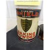 Image 2 : 3 Coffee Cans : Shield 5lbs, Sanka 1lbs, Crock Full of Nuts 1lbs, 