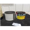 Image 8 : 3 Coffee Cans : Shield 5lbs, Sanka 1lbs, Crock Full of Nuts 1lbs, 