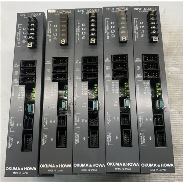 (5) Okuma #D14-503-001/02 Input Modules