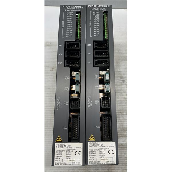 (2) Okuma #D16-503-104/00 Input Modules