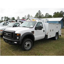 (UNUSED) 2008 FORD F550 SERVICE TRUCK