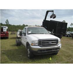 2003 FORD F550 CAB & CHASSIS