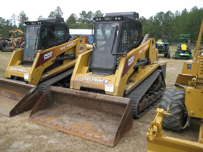 ASV POSITRACK RC100 TRACK SKID STEER LOADER S/N RSD01943 J.M. Wood