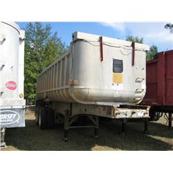 1987 FRUEHAUF 24' ALUM DUMP TRAILER