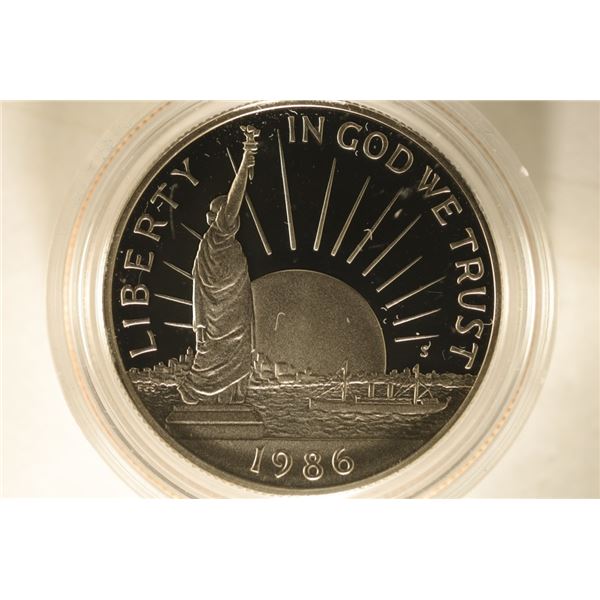 1986-S STATUE OF LIBERTY HALF DOLLAR PROOF