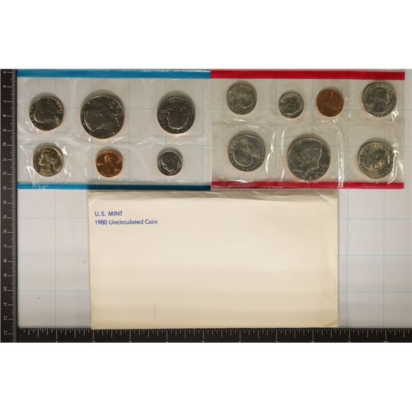 1980 US MINT SET (UNC) P/D/S (WITH ENVELOPE)