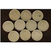 Image 1 : 10 ASSORTED LIBERTY "V" NICKELS: 1900-1910