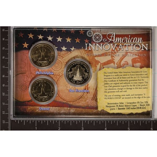 2019 NEW JERSEY P/D/S AMERICAN INNOVATION DOLLARS