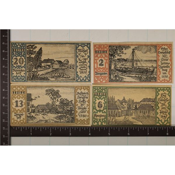 4-1921 GERMAN 50 PFENNING CRISP UNC NOTGELDS