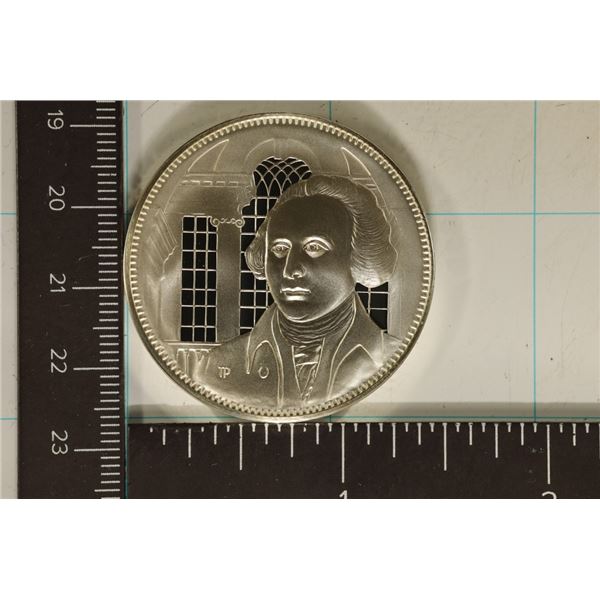 1.02 TROY OZ. PF STERLING SILVER THOMAS NELSON JR.