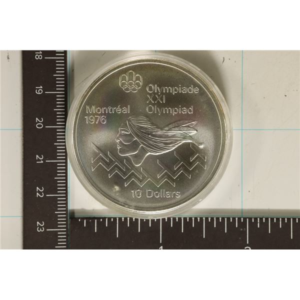 1976 CANADA MONTREAL SILVER OLYMPIAD $10 COIN