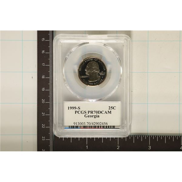 1999-S GEORGIA QUARTER PCGS PR70 DCAM