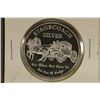 Image 1 : 1 TROY OZ .999 FINE SILVER PF ROUND STAGECOACH