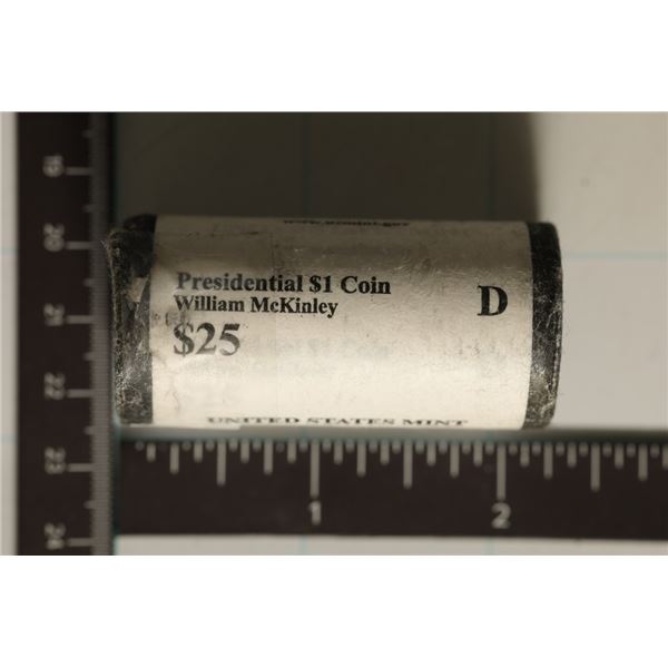 2013-D WILLIAM MCKINLEY $25 ROLL OF PRESIDENTIAL