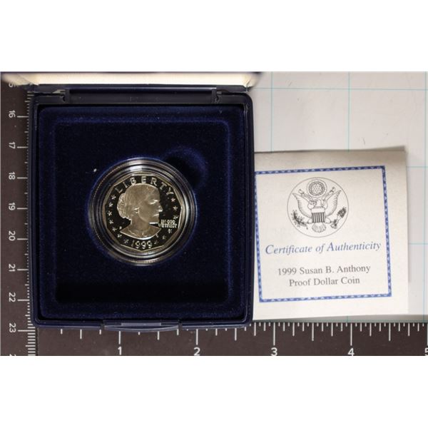 1999-P SBA DOLLAR PF DOLLAR IN ORIGINAL MINT BOX