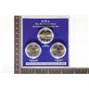 Image 1 : 2004-P/D/S IOWA 3 QUARTER SET IN HARD PLASTIC CASE