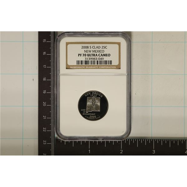 2008-S NEW MEXICO QUARTER NGC PF70 ULTRA CAMEO