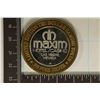 Image 2 : CASINO $10 SILVER TOKEN (UNC) MAXIM HOTEL & CASINO