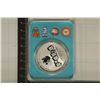 Image 2 : 1 TROY OZ .999 FINE SILVER UNC ROUND DIG DUG