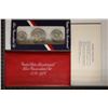 Image 1 : 1976 US SILVER BICENTENNIAL 3 COIN SET IN ENVELOPE