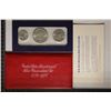 Image 2 : 1976 US SILVER BICENTENNIAL 3 COIN SET IN ENVELOPE