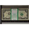 Image 1 : 2009-100-CU CONSECUTIVE SERIAL NUMBERS US $2 BILL