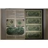 Image 2 : 1976 UNCUT SHEET OF 4-US $2 FRN'S CRISP UNC IN