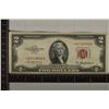 Image 1 : 1953-A US $2 FRN RED SEAL STAR NOTE. CRISP UNC