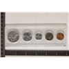 Image 2 : 1961-P US SILVER 5 COIN SET IN HARD PLASTIC CASE