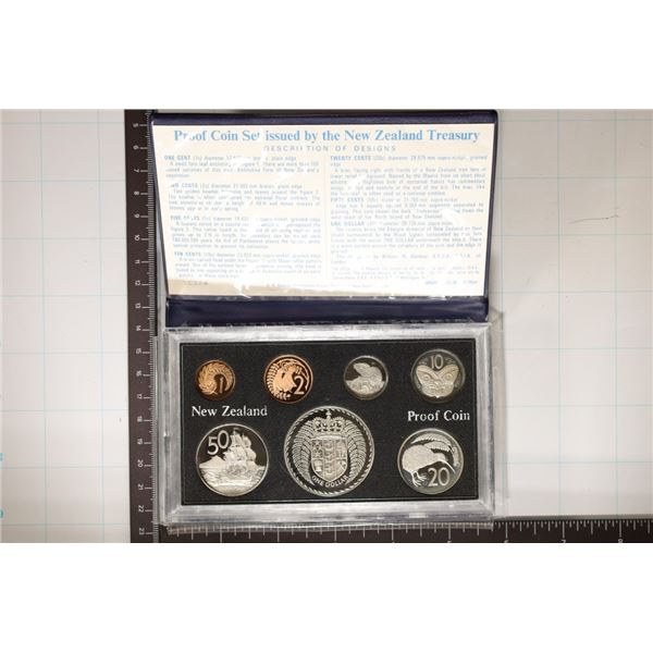 1976 NEW ZEALAND 7 COIN PROOF SET IN ORIGINAL MINT